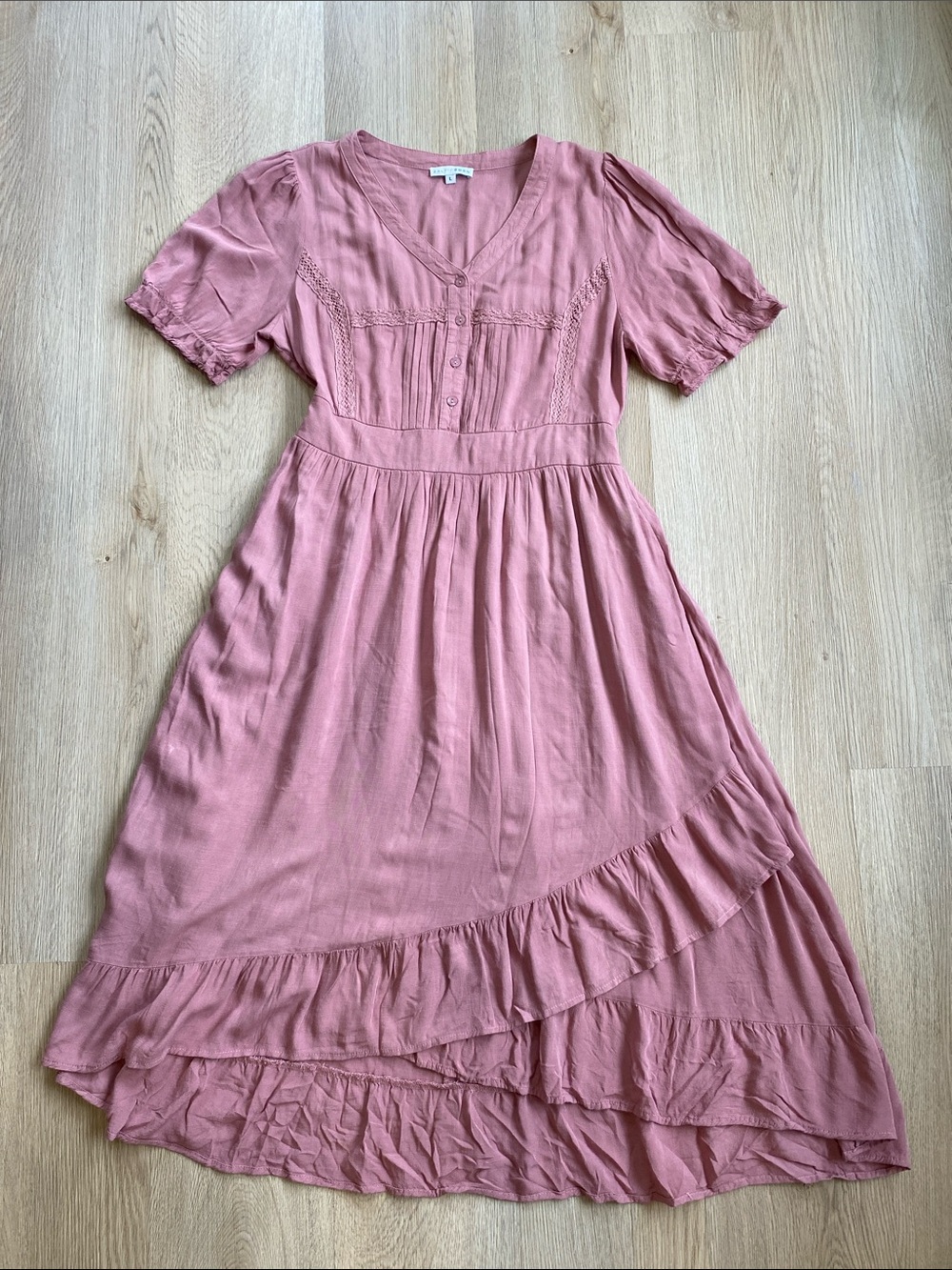 Baltic Born Dusty Rose Midi Dress - Picture 2 of 12